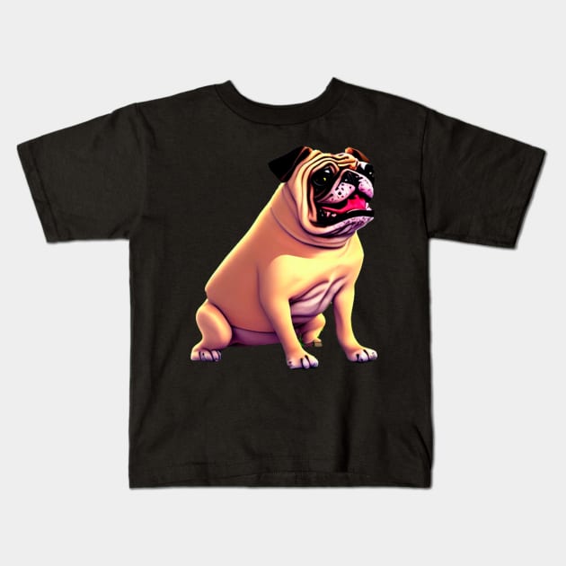 Bulldog Kids T-Shirt by Arassa Army